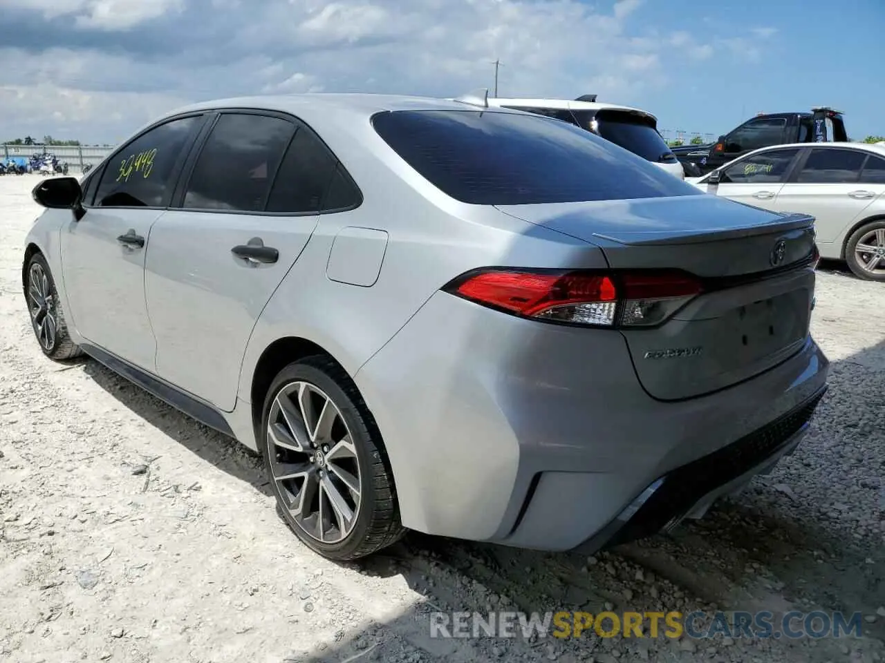3 fotografías del automóvil dañado JTDS4RCE6LJ032491 TOYOTA COROLLA 2020