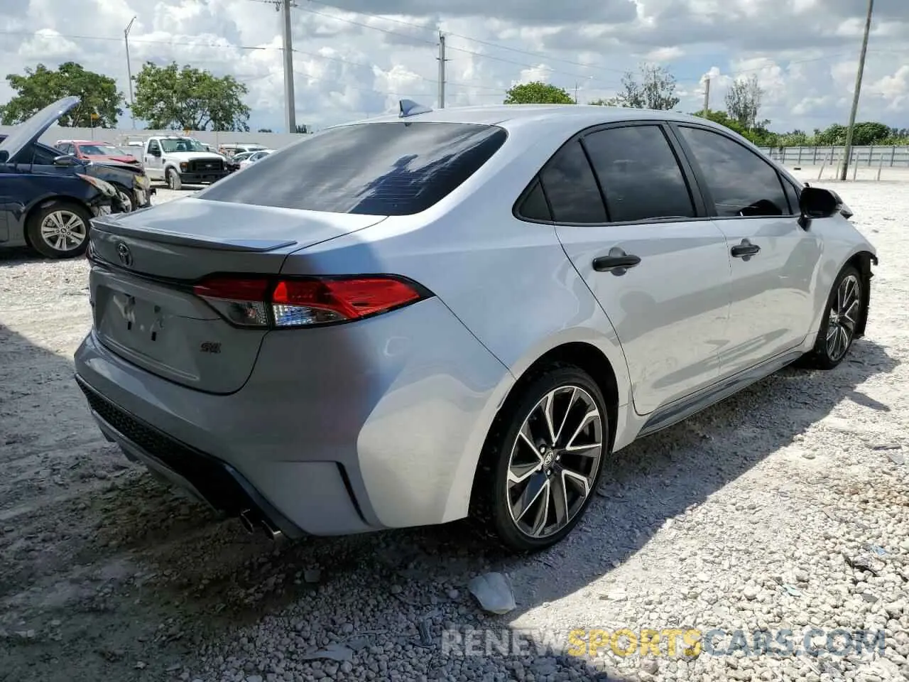 4 fotografías del automóvil dañado JTDS4RCE6LJ032491 TOYOTA COROLLA 2020