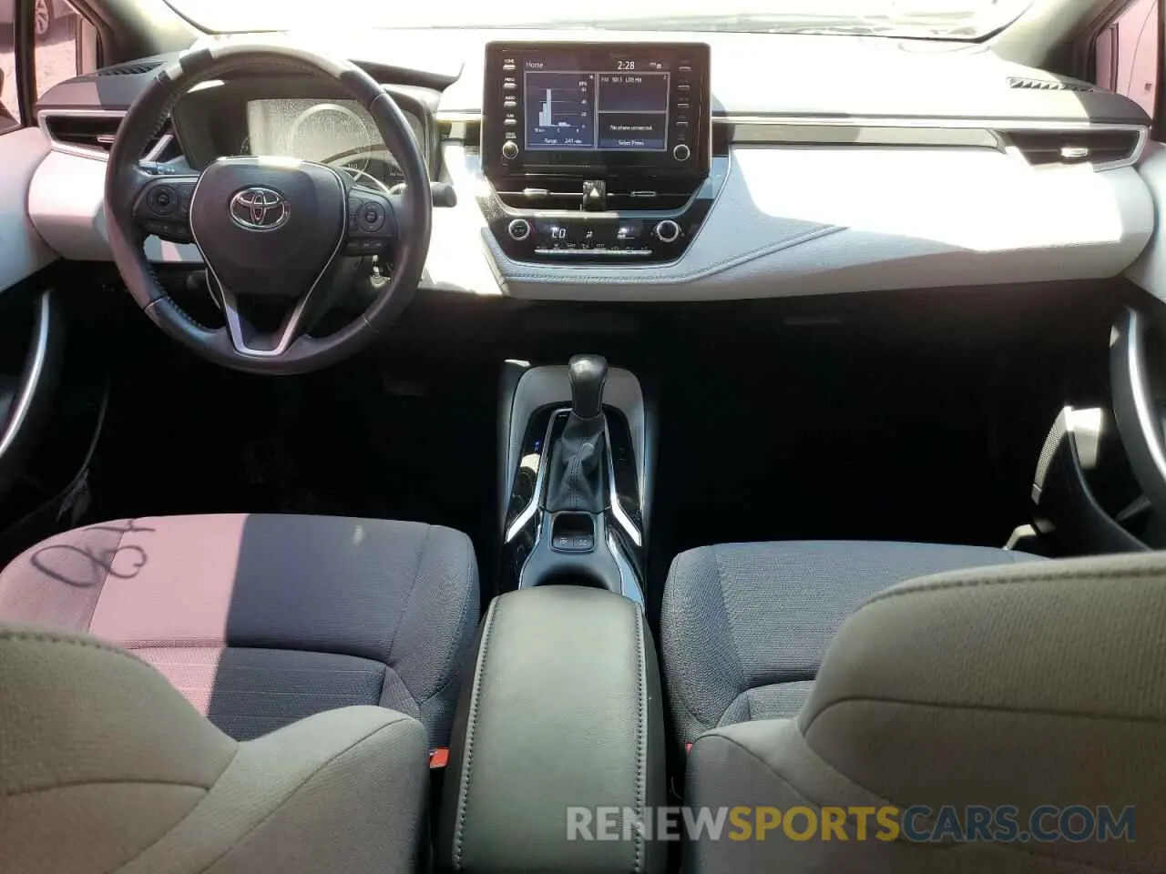 9 fotografías del automóvil dañado JTDS4RCE6LJ032491 TOYOTA COROLLA 2020