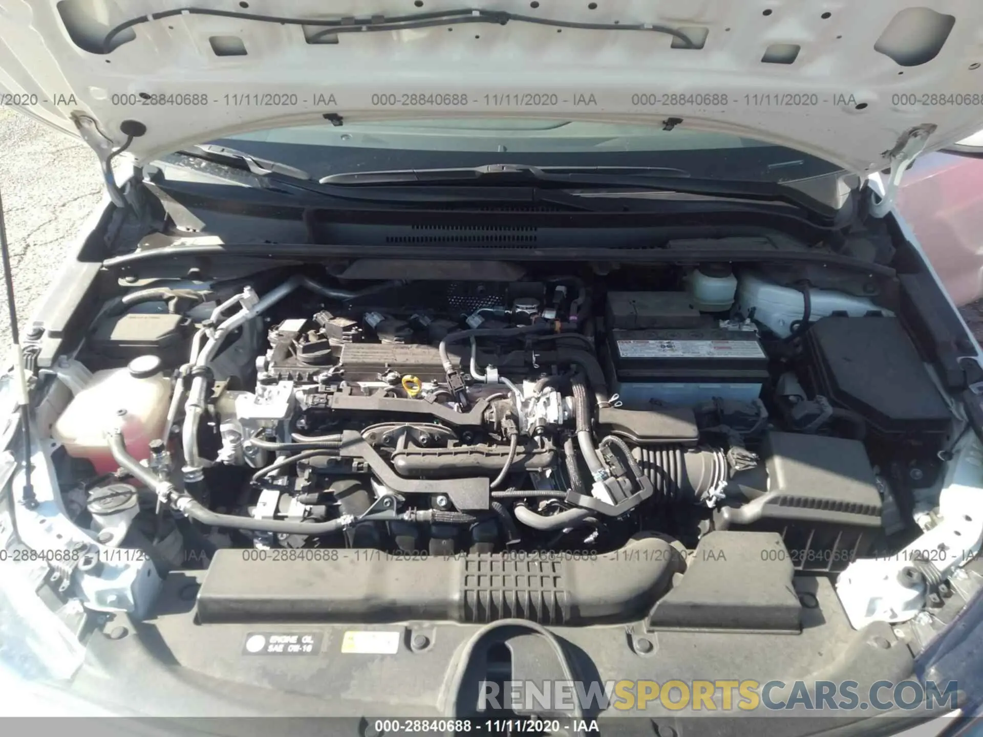 10 fotografías del automóvil dañado JTDS4RCE6LJ035598 TOYOTA COROLLA 2020