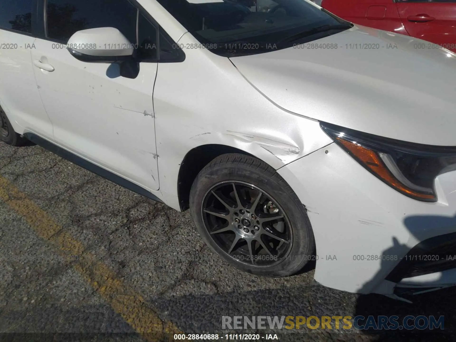 6 fotografías del automóvil dañado JTDS4RCE6LJ035598 TOYOTA COROLLA 2020