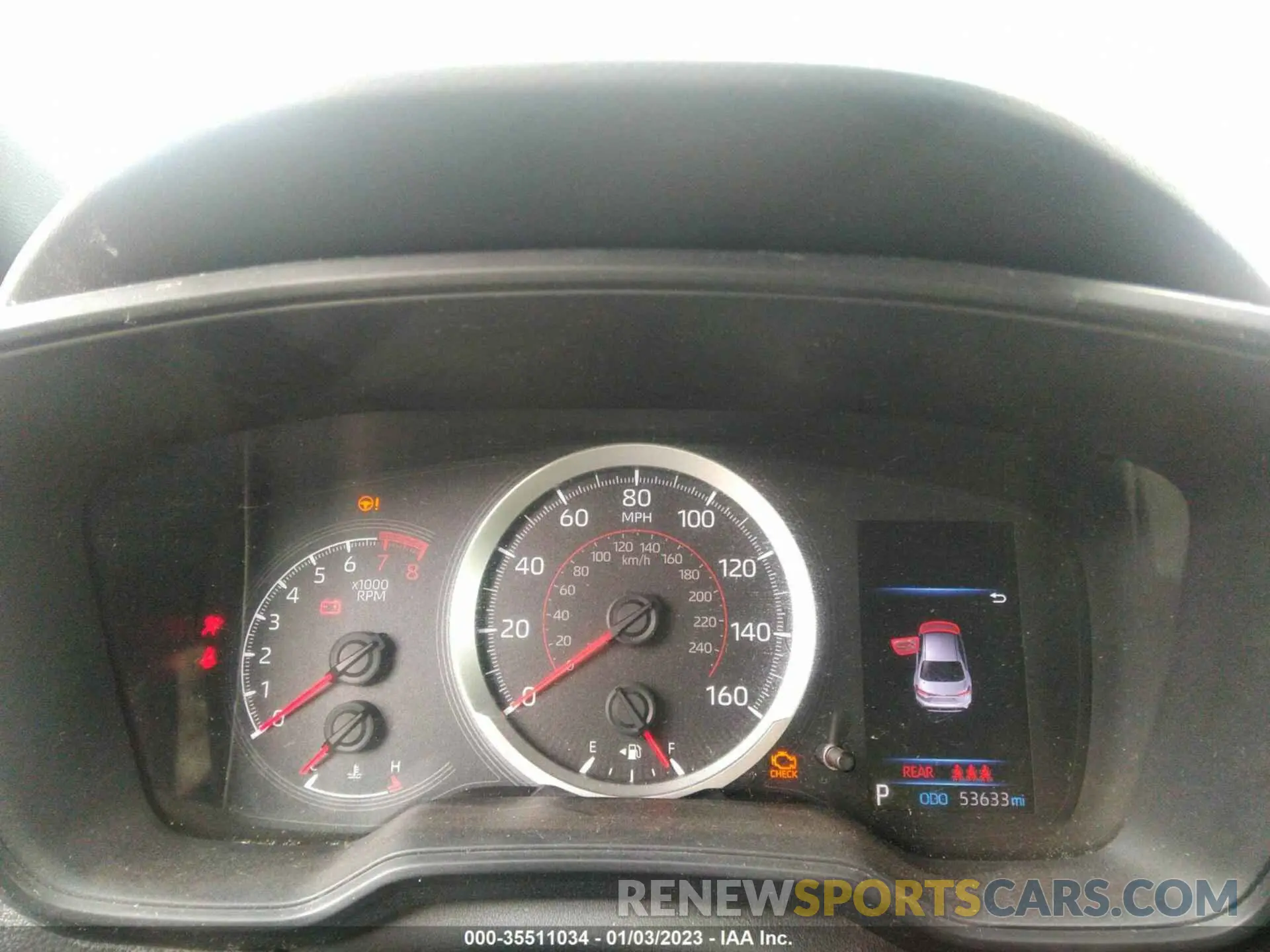 7 fotografías del automóvil dañado JTDS4RCE6LJ038680 TOYOTA COROLLA 2020