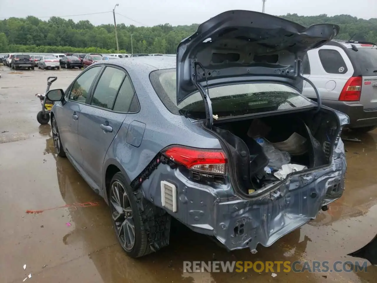 3 fotografías del automóvil dañado JTDS4RCE6LJ041126 TOYOTA COROLLA 2020
