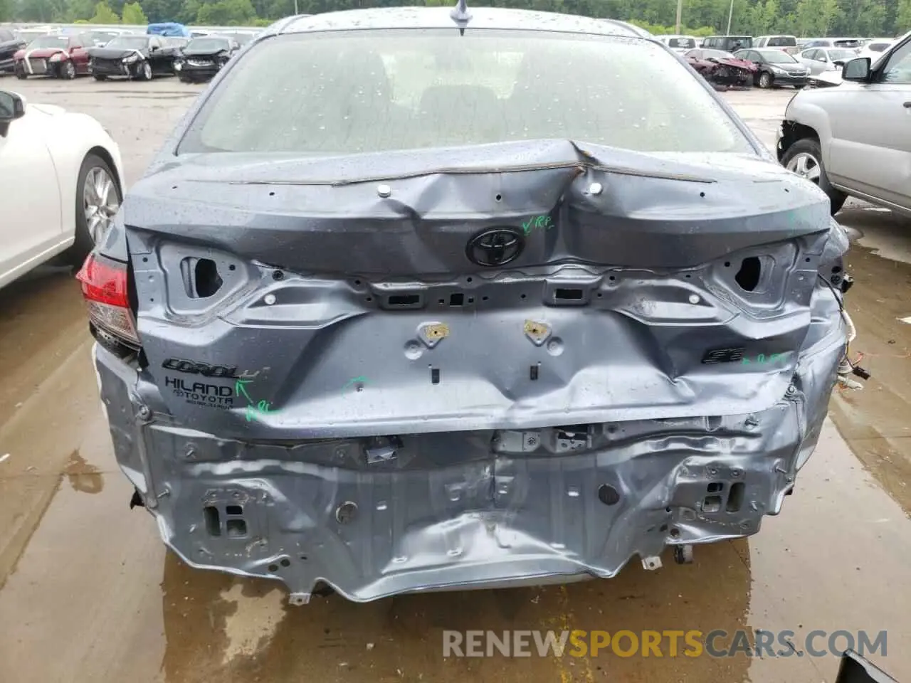 9 fotografías del automóvil dañado JTDS4RCE6LJ041126 TOYOTA COROLLA 2020