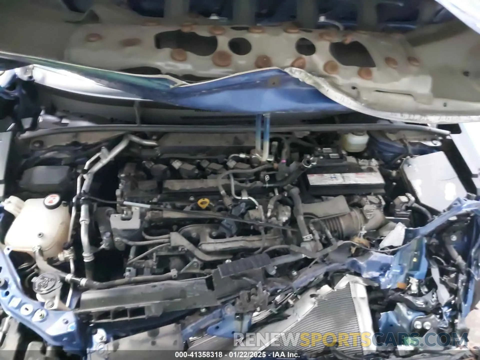 10 fotografías del automóvil dañado JTDS4RCE6LJ041871 TOYOTA COROLLA 2020