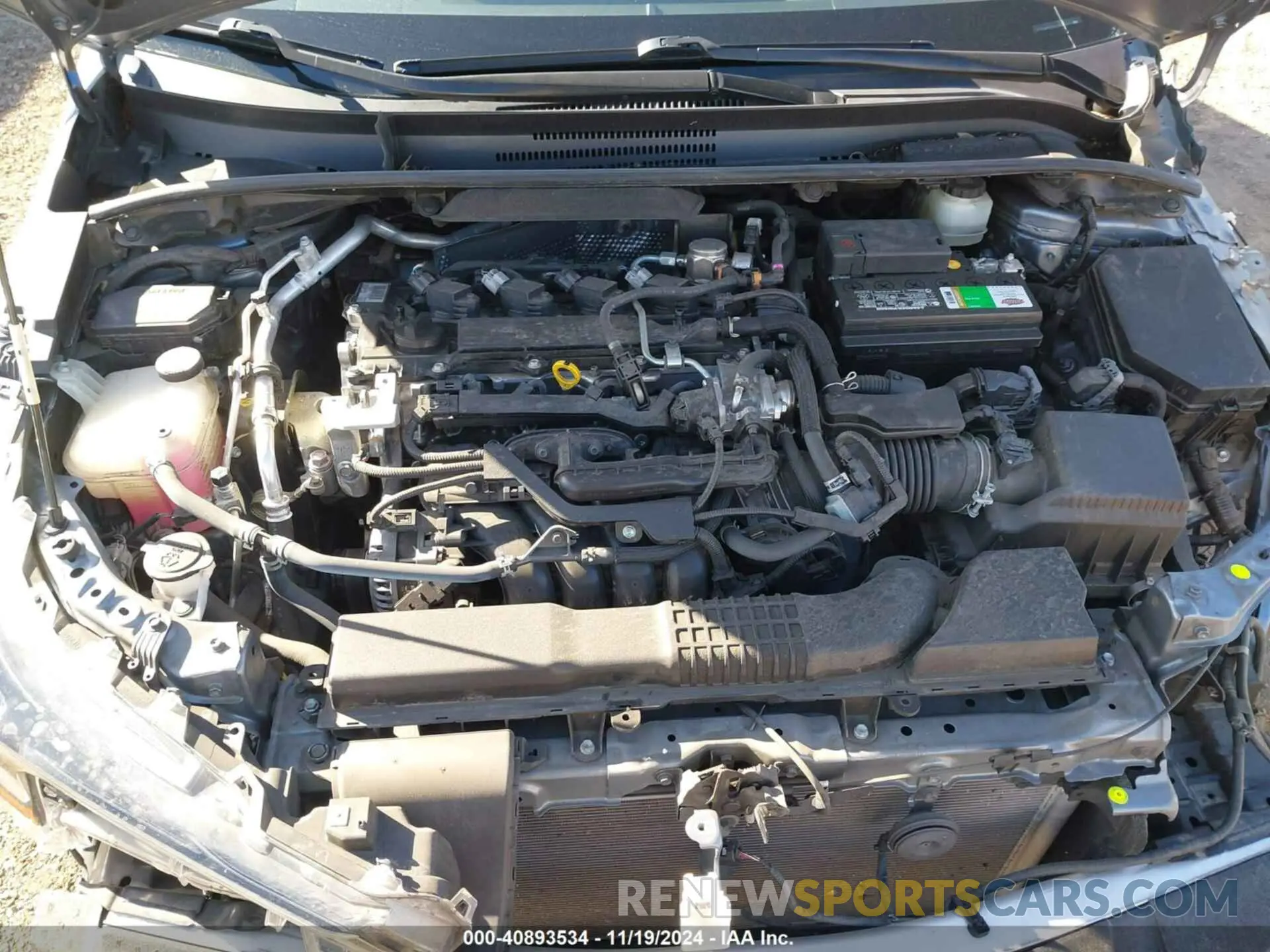 10 fotografías del automóvil dañado JTDS4RCE6LJ047802 TOYOTA COROLLA 2020