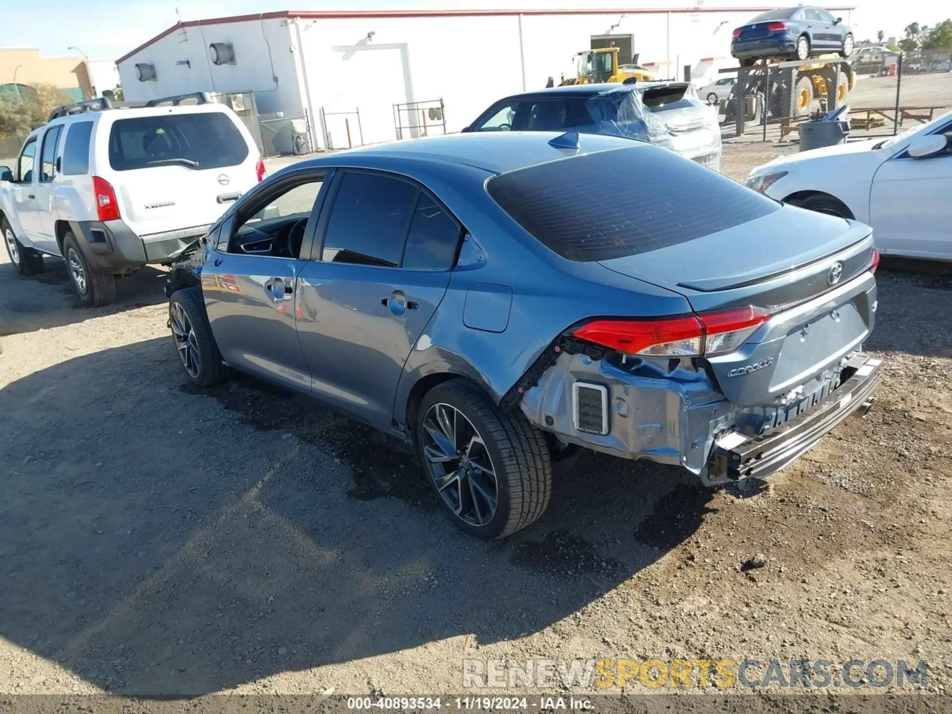 3 fotografías del automóvil dañado JTDS4RCE6LJ047802 TOYOTA COROLLA 2020