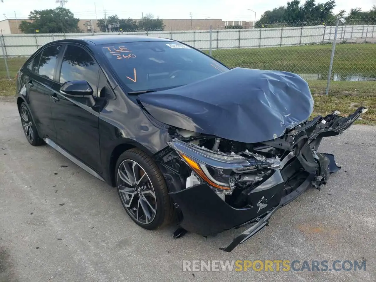 1 fotografías del automóvil dañado JTDS4RCE7LJ016137 TOYOTA COROLLA 2020
