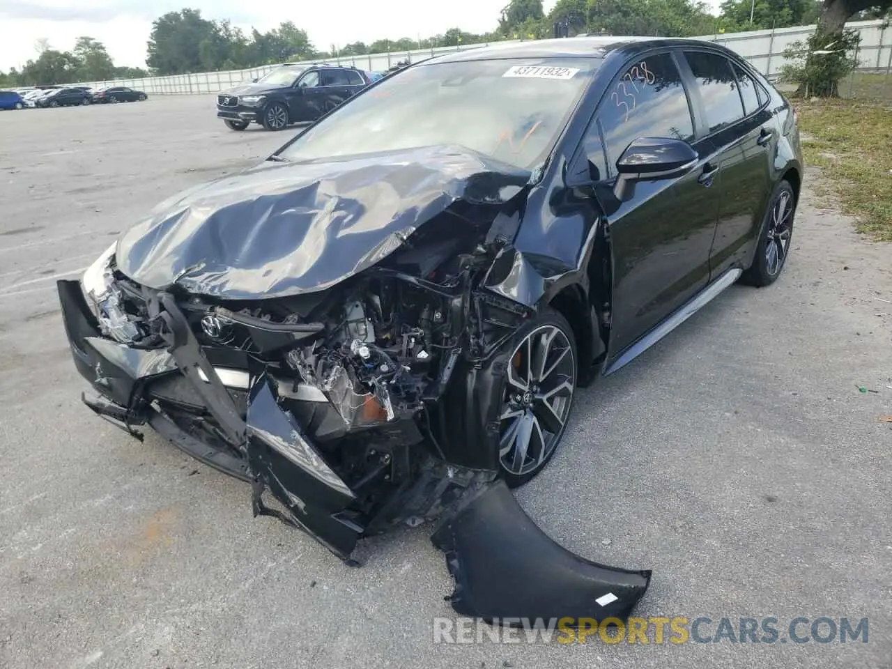 2 fotografías del automóvil dañado JTDS4RCE7LJ016137 TOYOTA COROLLA 2020