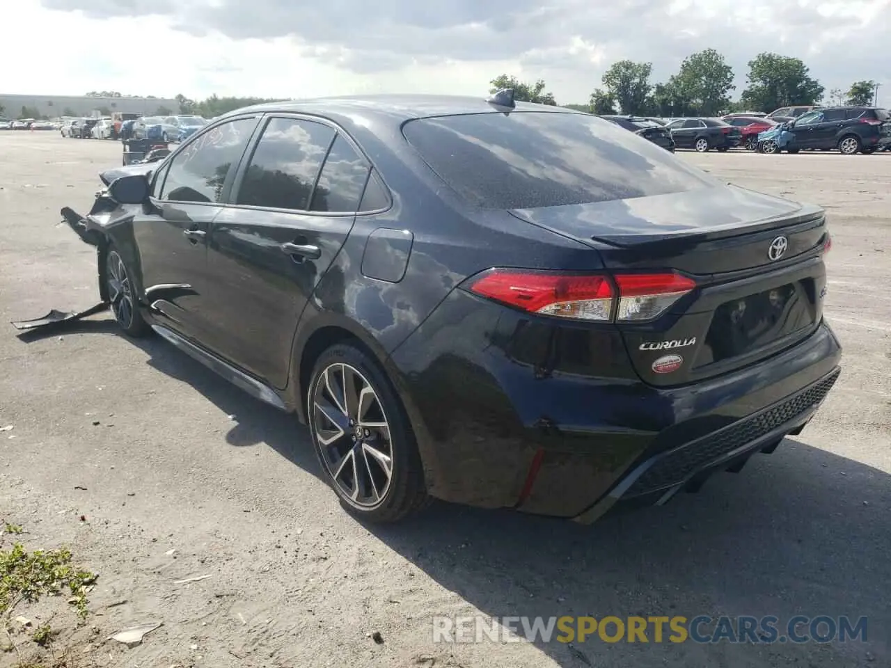 3 fotografías del automóvil dañado JTDS4RCE7LJ016137 TOYOTA COROLLA 2020