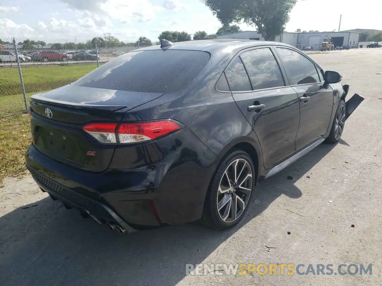4 fotografías del automóvil dañado JTDS4RCE7LJ016137 TOYOTA COROLLA 2020