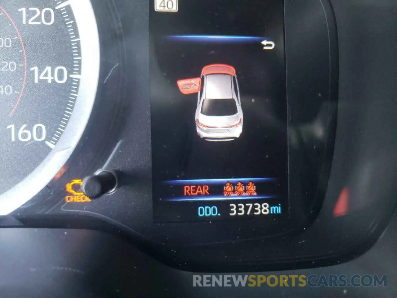 8 fotografías del automóvil dañado JTDS4RCE7LJ016137 TOYOTA COROLLA 2020