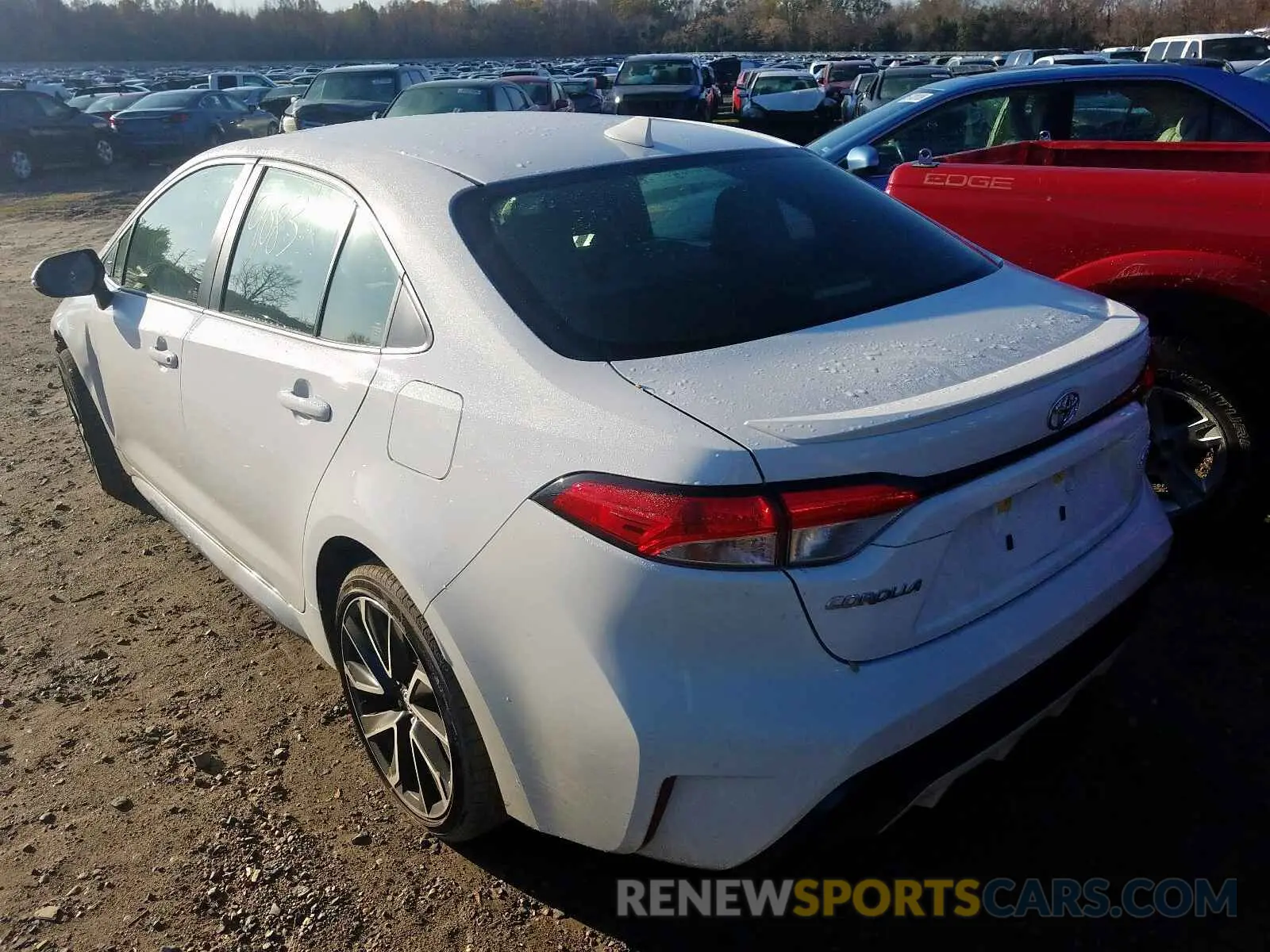 3 fotografías del automóvil dañado JTDS4RCE7LJ024108 TOYOTA COROLLA 2020