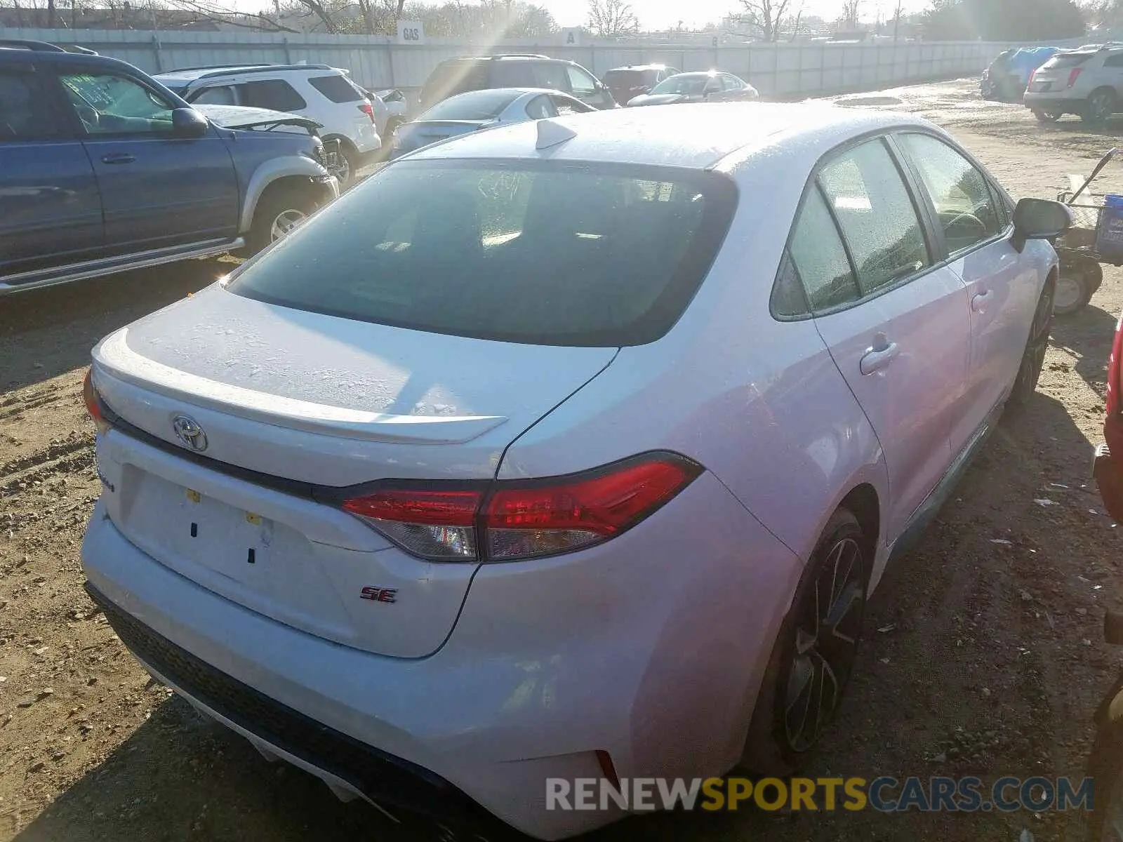 4 fotografías del automóvil dañado JTDS4RCE7LJ024108 TOYOTA COROLLA 2020