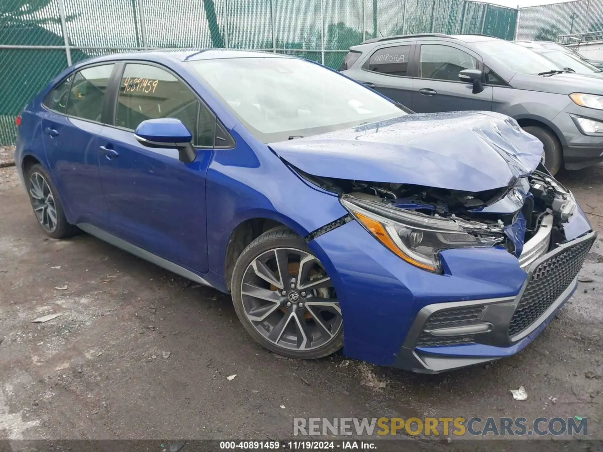 1 fotografías del automóvil dañado JTDS4RCE7LJ024500 TOYOTA COROLLA 2020