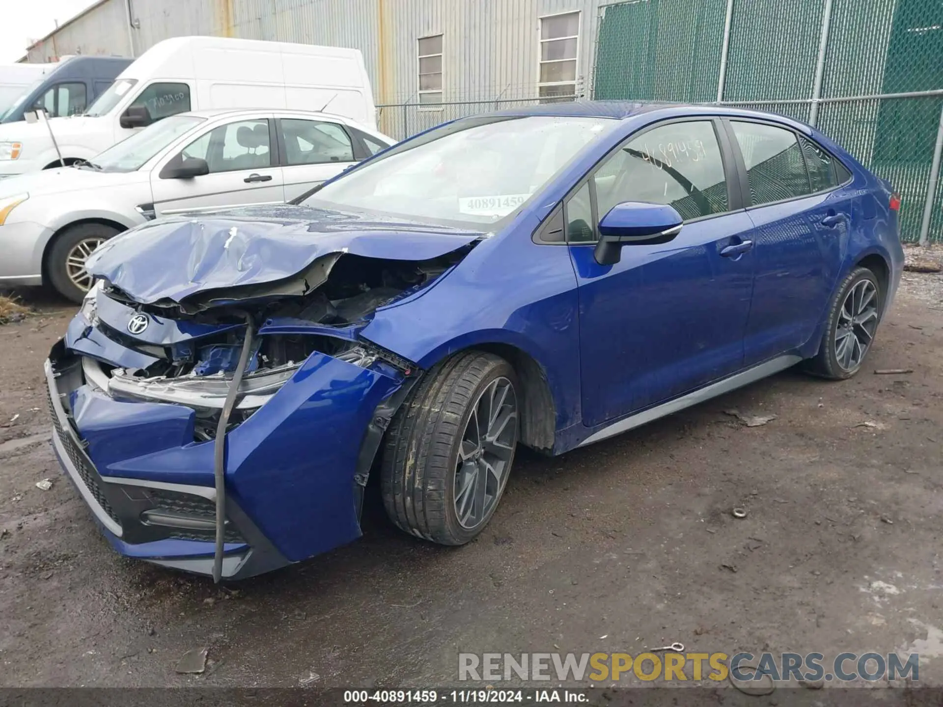 2 fotografías del automóvil dañado JTDS4RCE7LJ024500 TOYOTA COROLLA 2020