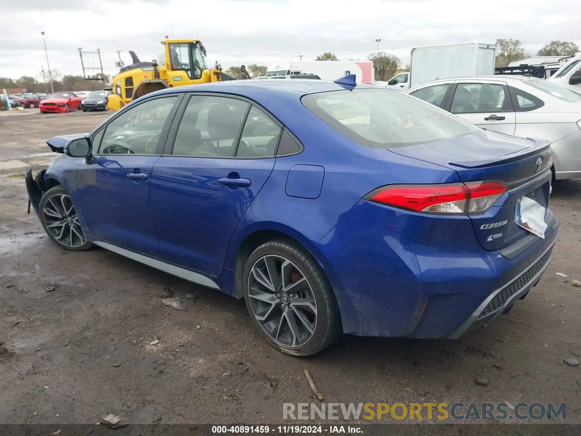 3 fotografías del automóvil dañado JTDS4RCE7LJ024500 TOYOTA COROLLA 2020