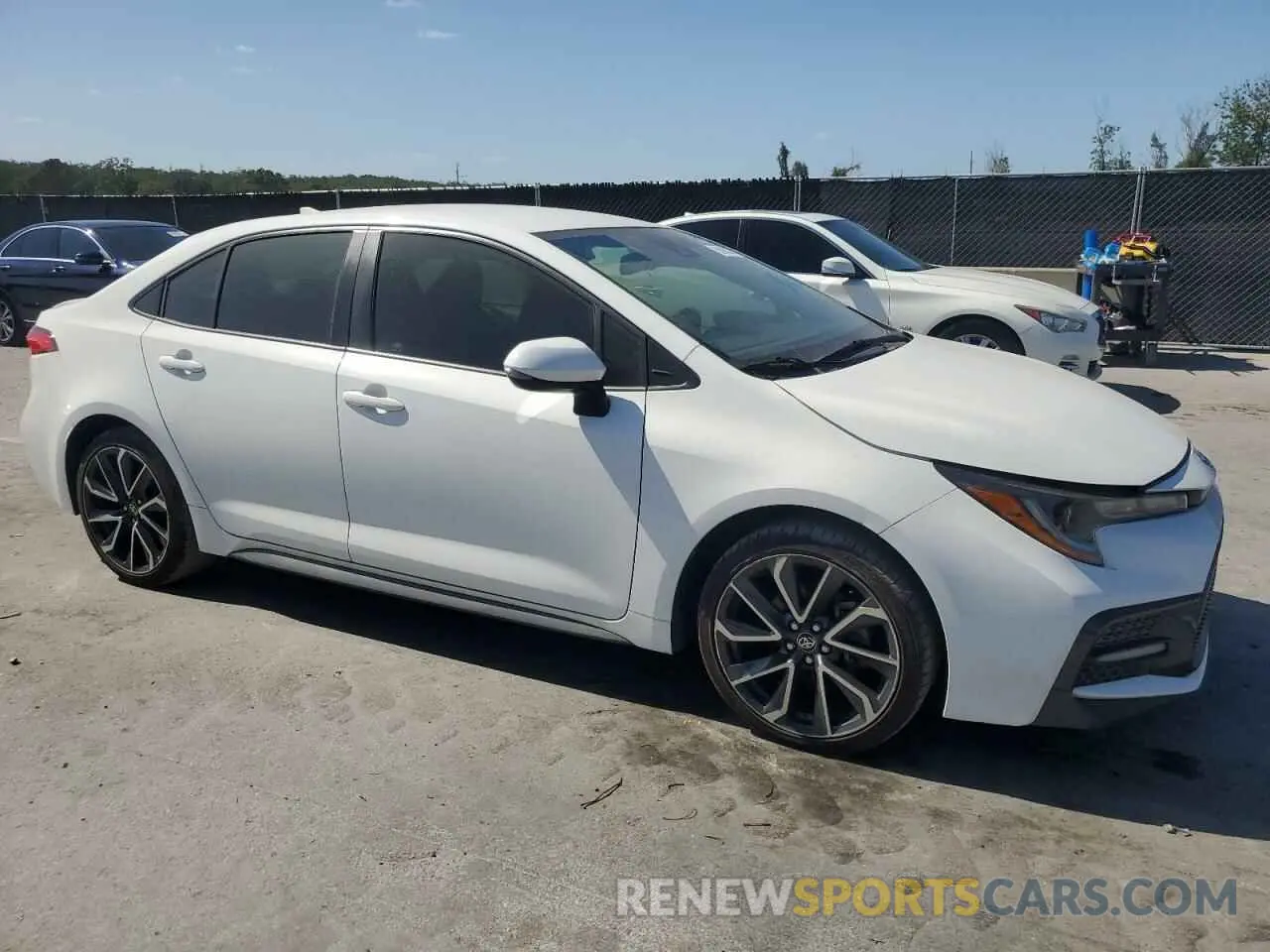 4 fotografías del automóvil dañado JTDS4RCE7LJ031088 TOYOTA COROLLA 2020