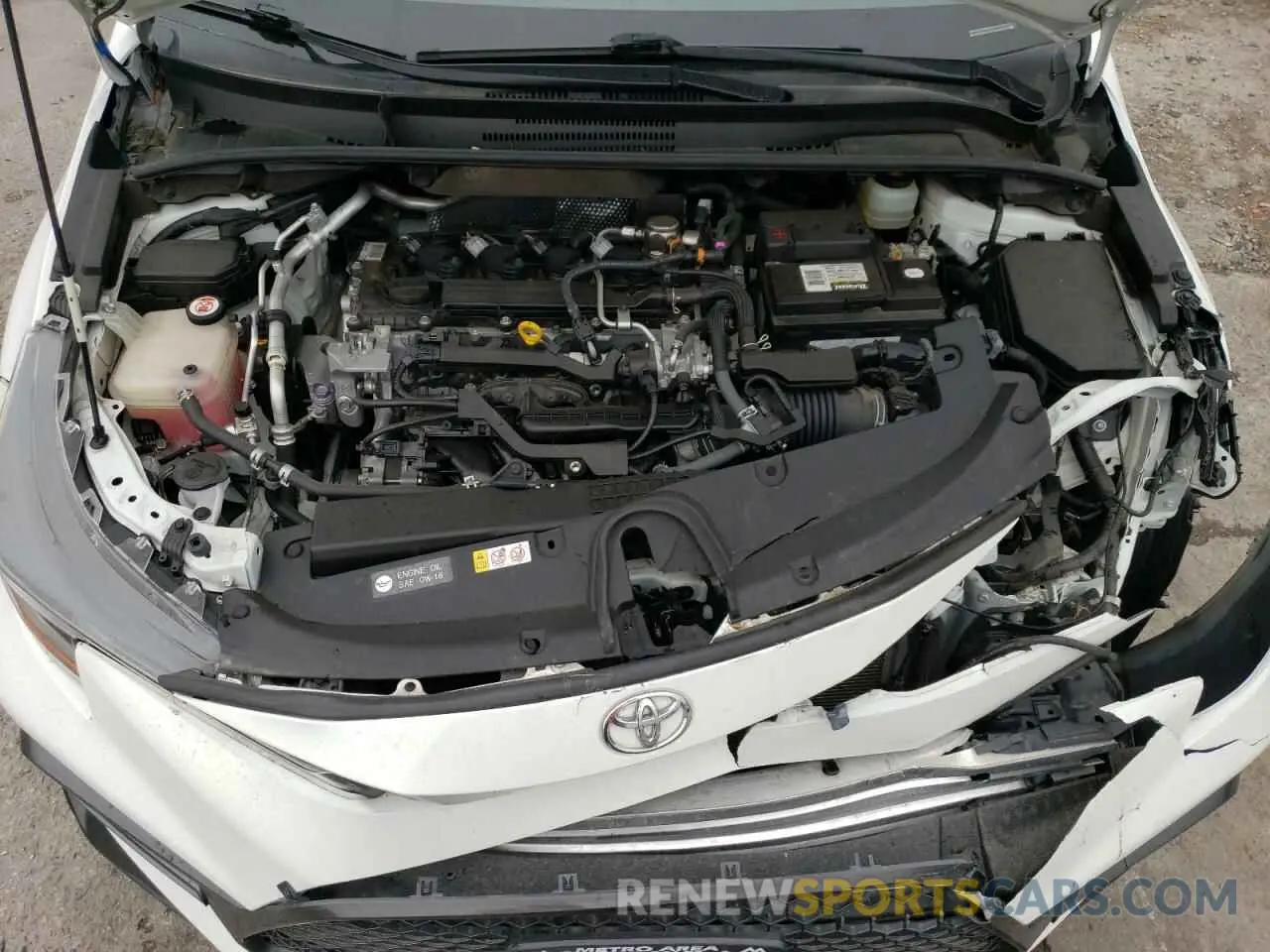 11 fotografías del automóvil dañado JTDS4RCE7LJ032516 TOYOTA COROLLA 2020