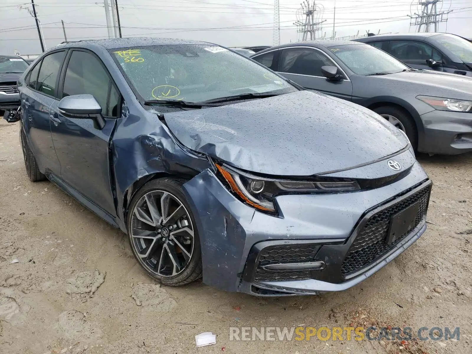 1 fotografías del automóvil dañado JTDS4RCE7LJ041569 TOYOTA COROLLA 2020