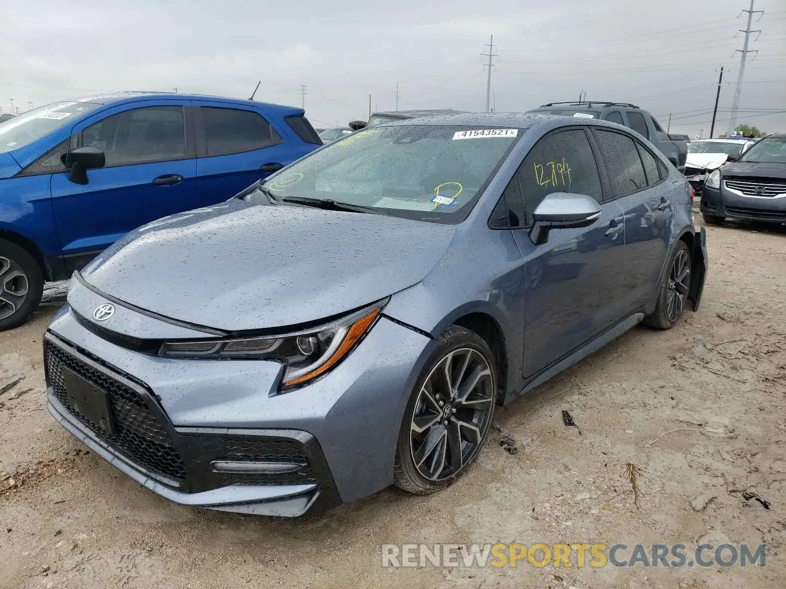 2 fotografías del automóvil dañado JTDS4RCE7LJ041569 TOYOTA COROLLA 2020