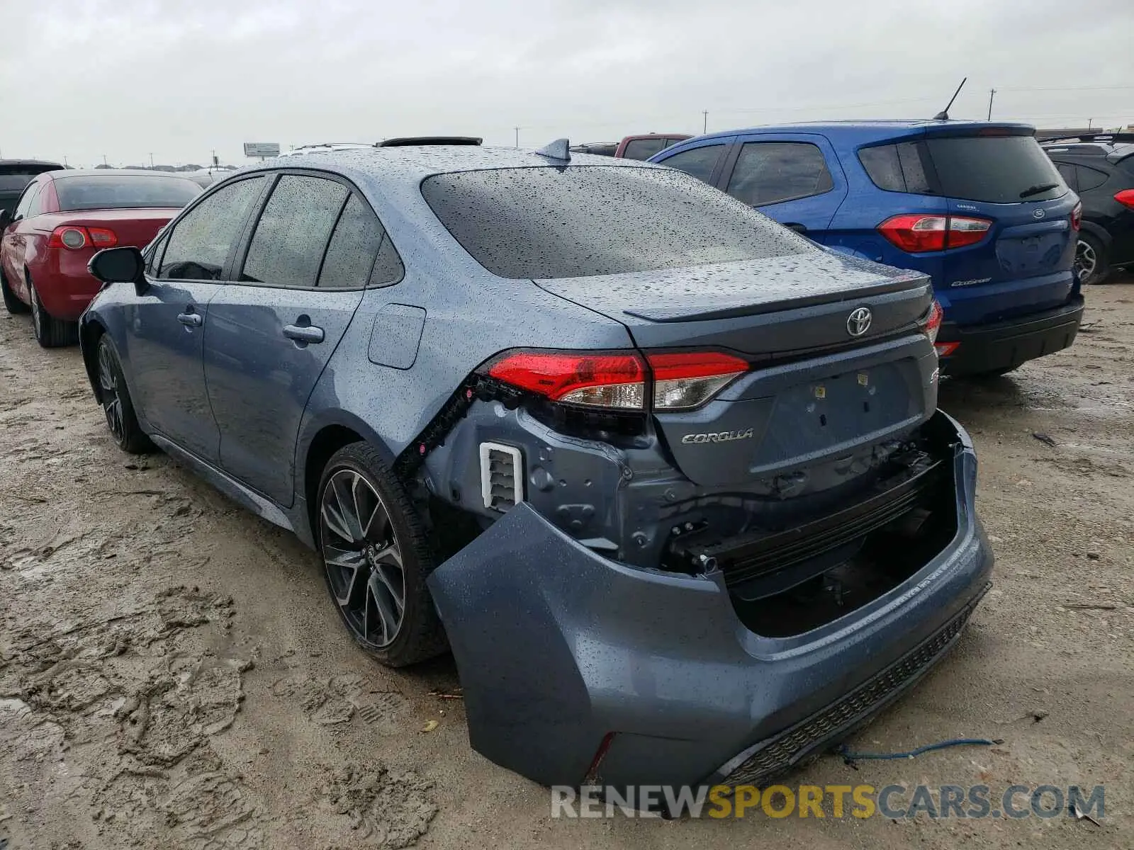 3 fotografías del automóvil dañado JTDS4RCE7LJ041569 TOYOTA COROLLA 2020