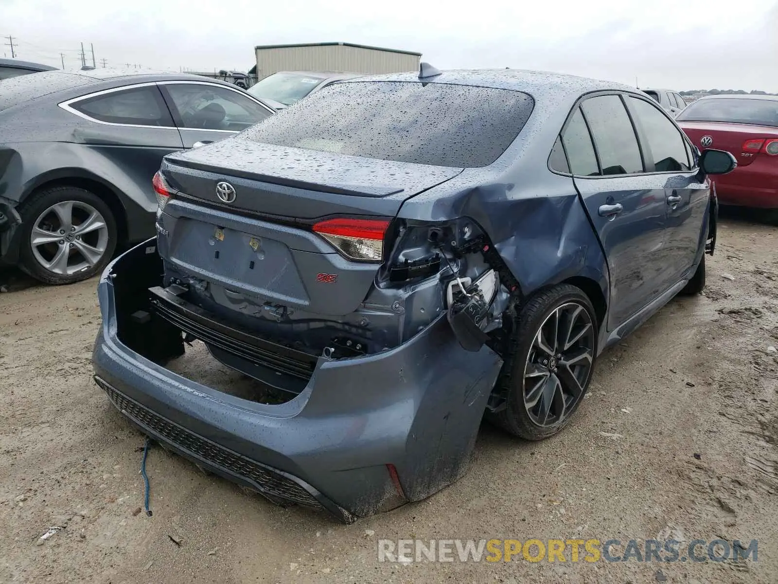 4 fotografías del automóvil dañado JTDS4RCE7LJ041569 TOYOTA COROLLA 2020