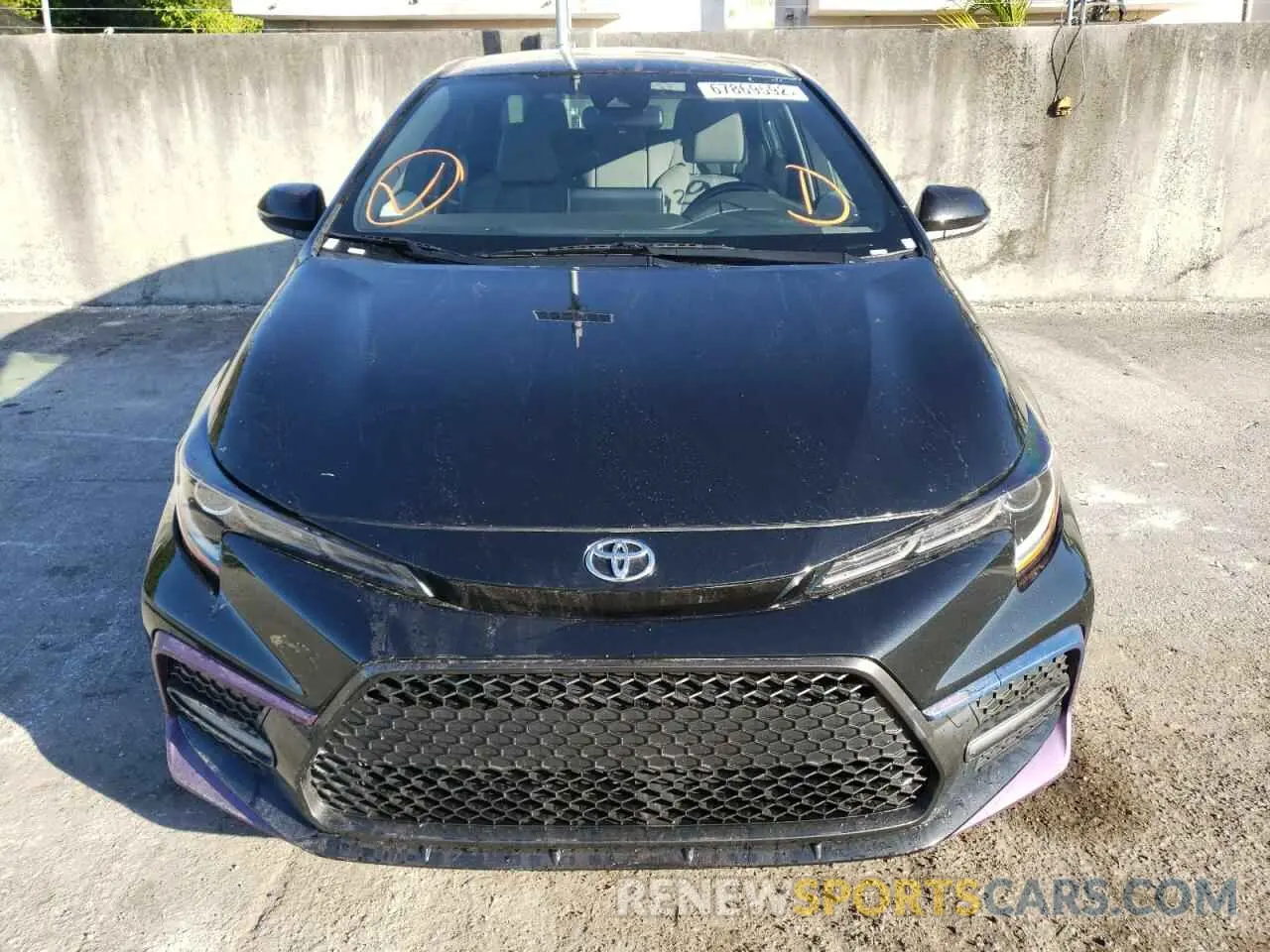 5 fotografías del automóvil dañado JTDS4RCE8LJ012405 TOYOTA COROLLA 2020