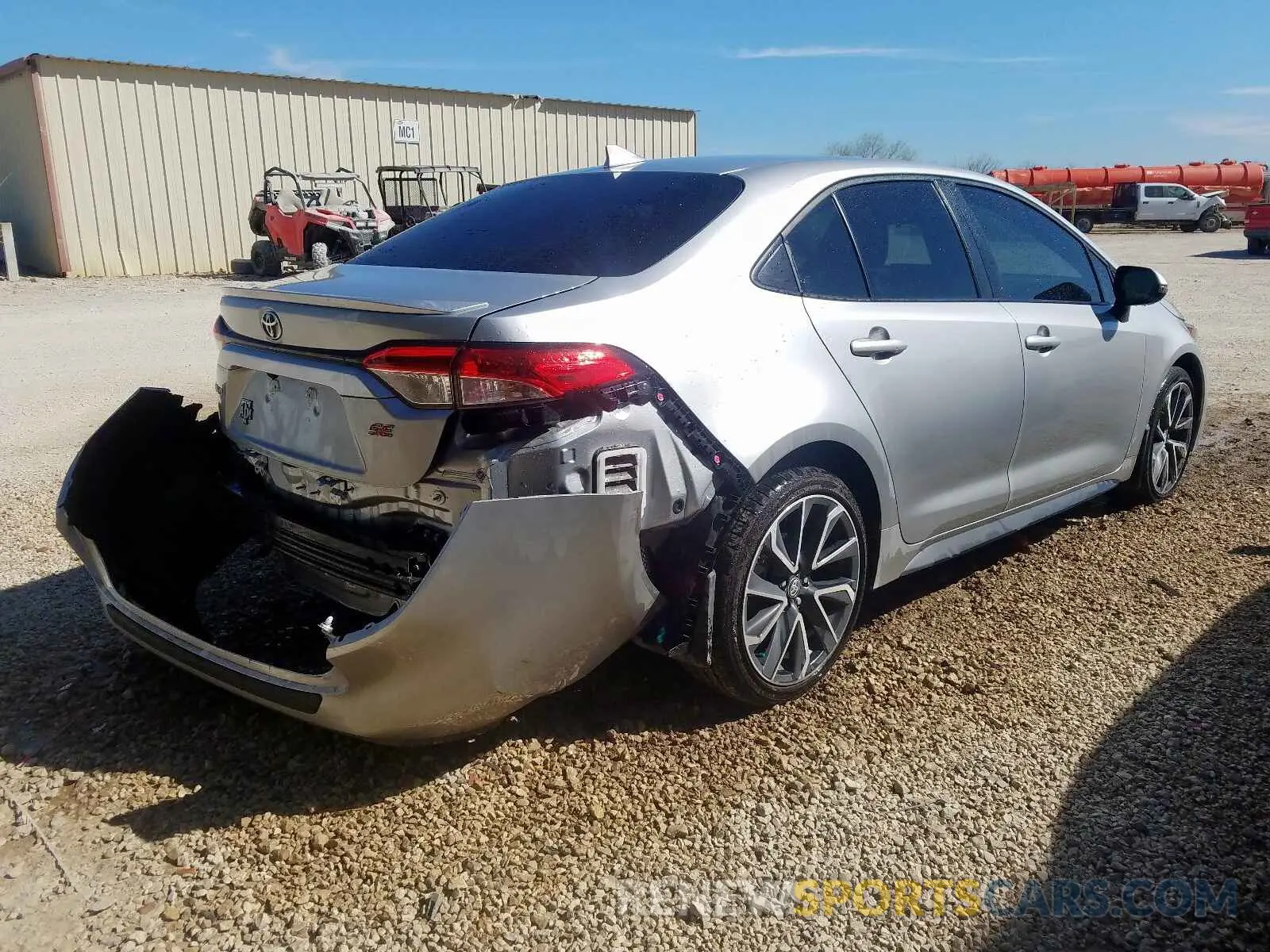 4 fotografías del automóvil dañado JTDS4RCE8LJ014915 TOYOTA COROLLA 2020