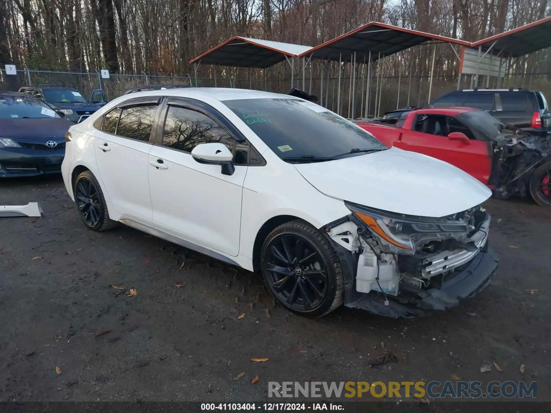 1 fotografías del automóvil dañado JTDS4RCE8LJ016597 TOYOTA COROLLA 2020