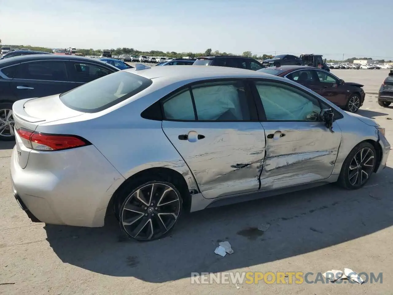 3 fotografías del automóvil dañado JTDS4RCE8LJ023789 TOYOTA COROLLA 2020