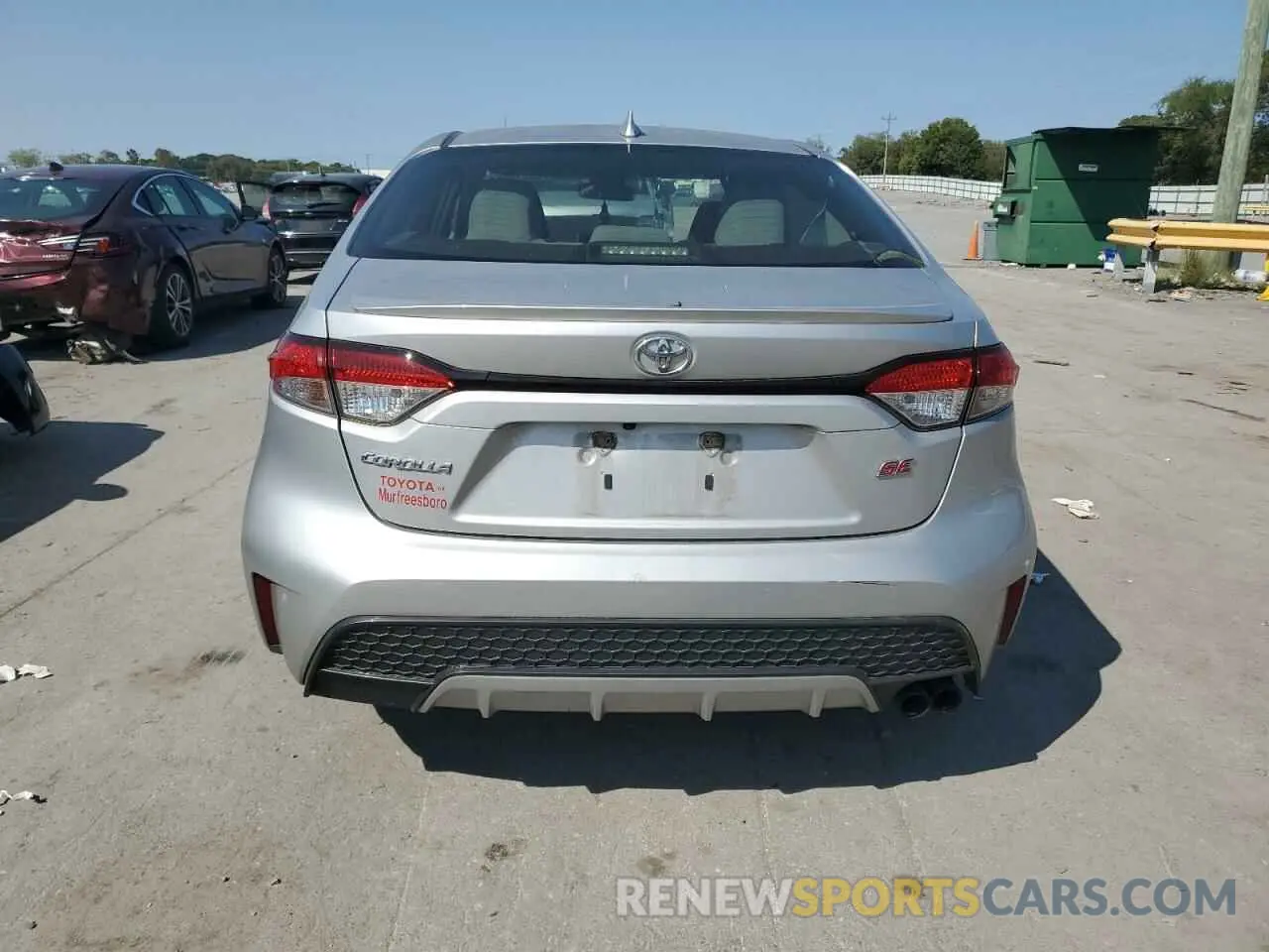 6 fotografías del automóvil dañado JTDS4RCE8LJ023789 TOYOTA COROLLA 2020