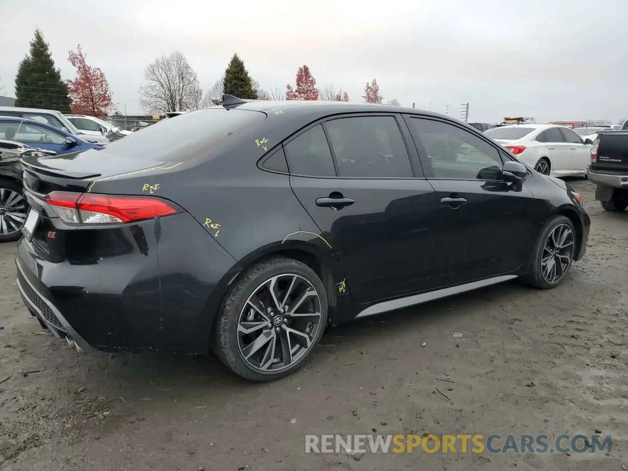 3 fotografías del automóvil dañado JTDS4RCE8LJ027843 TOYOTA COROLLA 2020