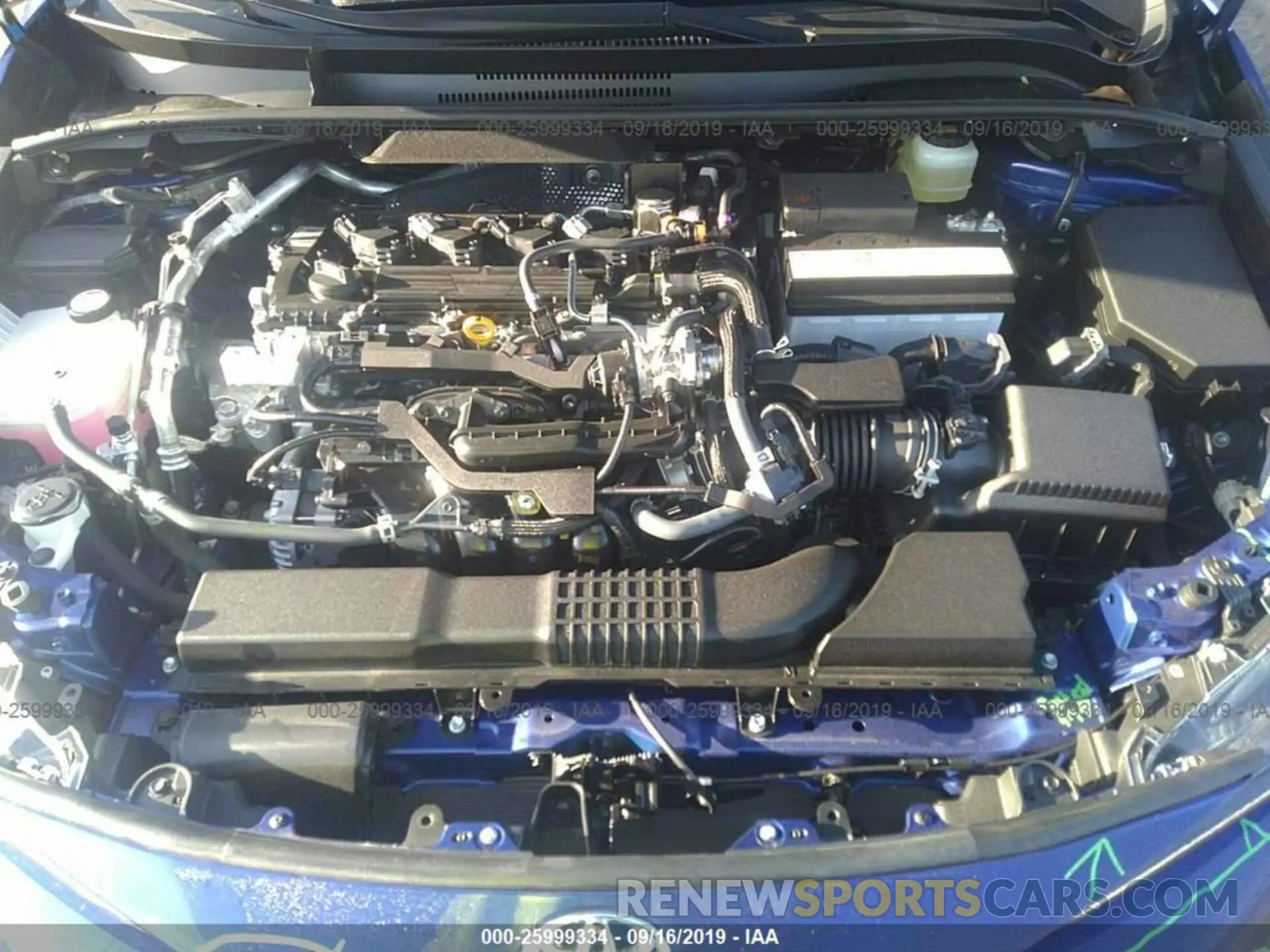 10 fotografías del automóvil dañado JTDS4RCE8LJ032573 TOYOTA COROLLA 2020