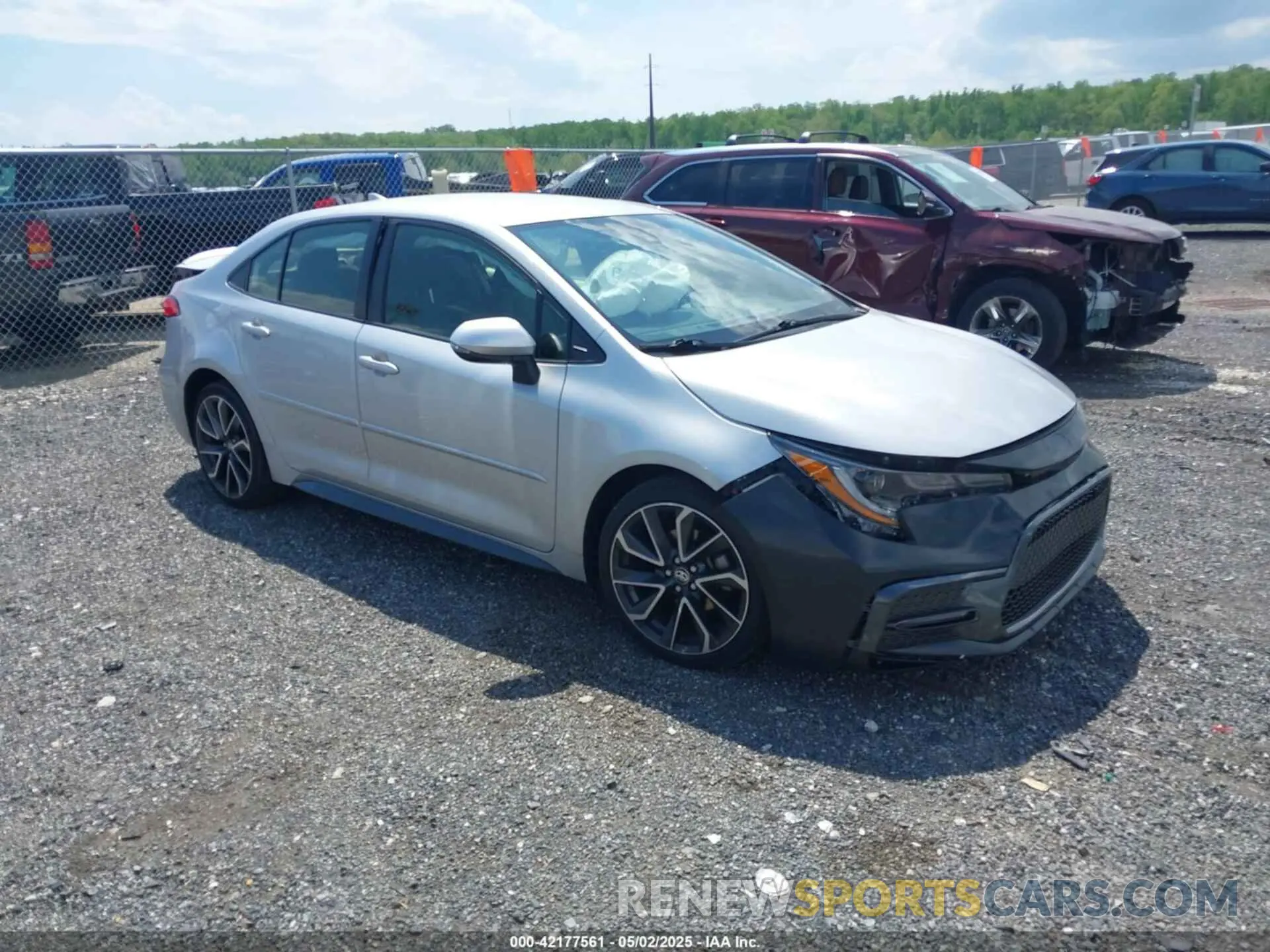 1 fotografías del automóvil dañado JTDS4RCE8LJ043752 TOYOTA COROLLA 2020
