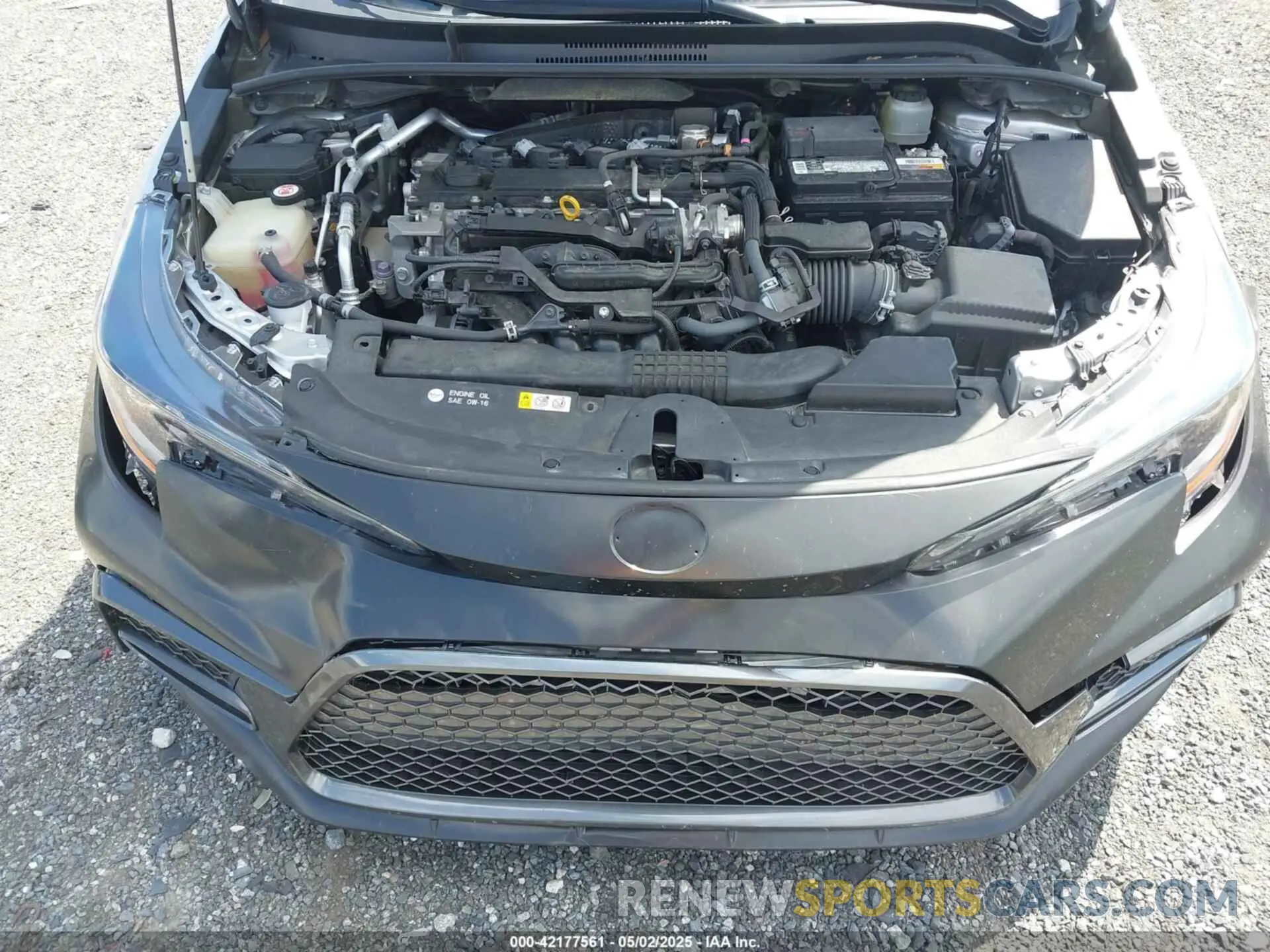 10 fotografías del automóvil dañado JTDS4RCE8LJ043752 TOYOTA COROLLA 2020