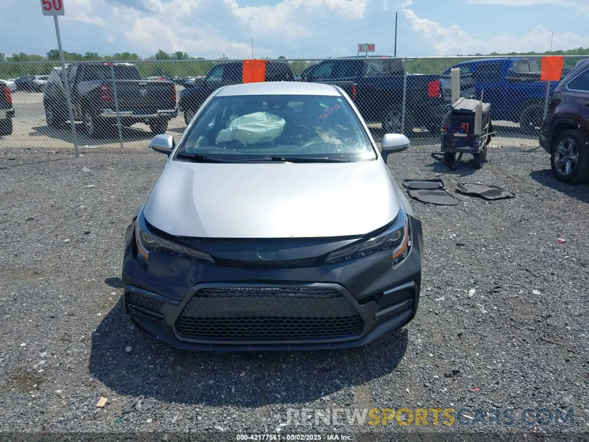 12 fotografías del automóvil dañado JTDS4RCE8LJ043752 TOYOTA COROLLA 2020