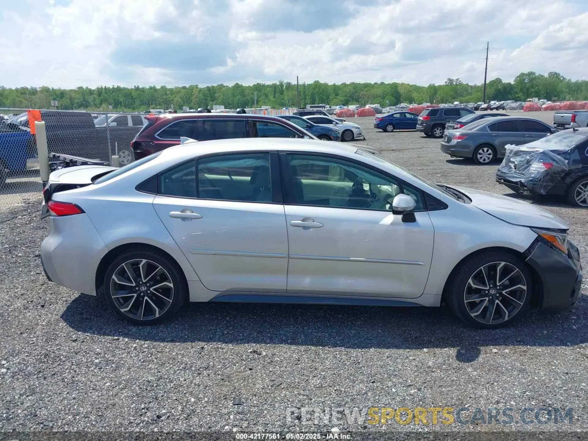 13 fotografías del automóvil dañado JTDS4RCE8LJ043752 TOYOTA COROLLA 2020