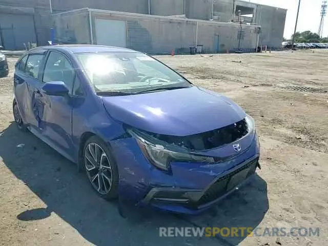 10 fotografías del automóvil dañado JTDS4RCE9LJ001168 TOYOTA COROLLA 2020