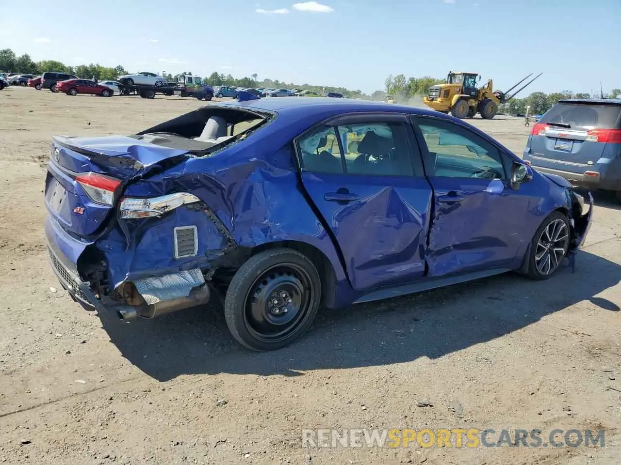 3 fotografías del automóvil dañado JTDS4RCE9LJ001168 TOYOTA COROLLA 2020