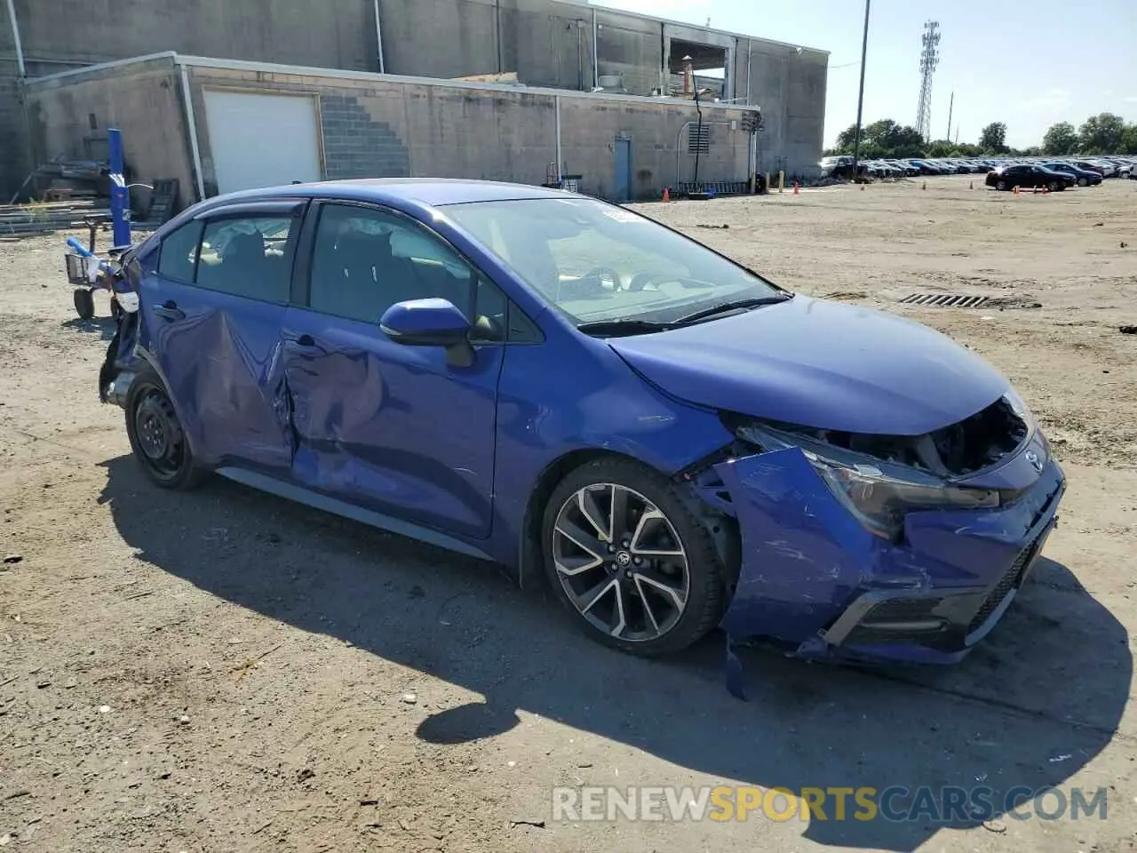 4 fotografías del automóvil dañado JTDS4RCE9LJ001168 TOYOTA COROLLA 2020