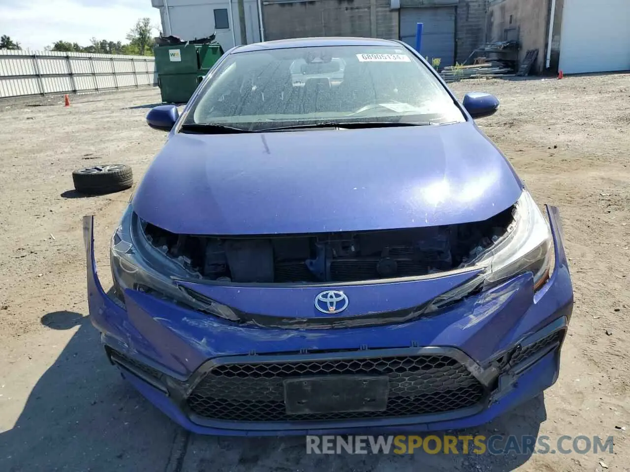 5 fotografías del automóvil dañado JTDS4RCE9LJ001168 TOYOTA COROLLA 2020