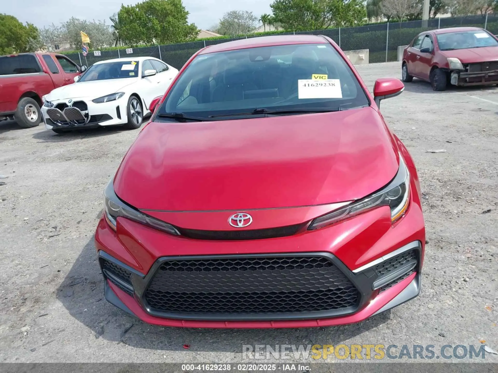 12 fotografías del automóvil dañado JTDS4RCE9LJ002739 TOYOTA COROLLA 2020