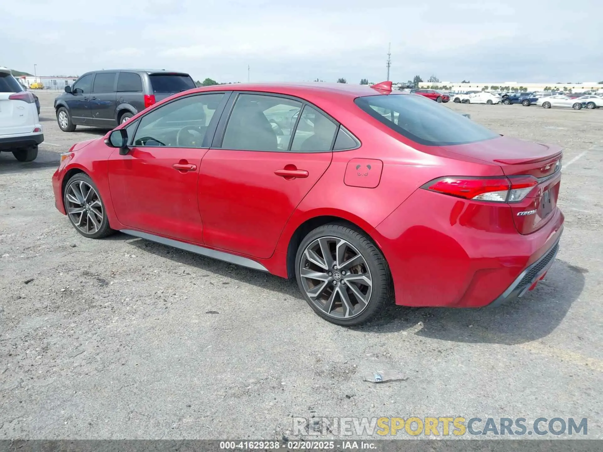 3 fotografías del automóvil dañado JTDS4RCE9LJ002739 TOYOTA COROLLA 2020