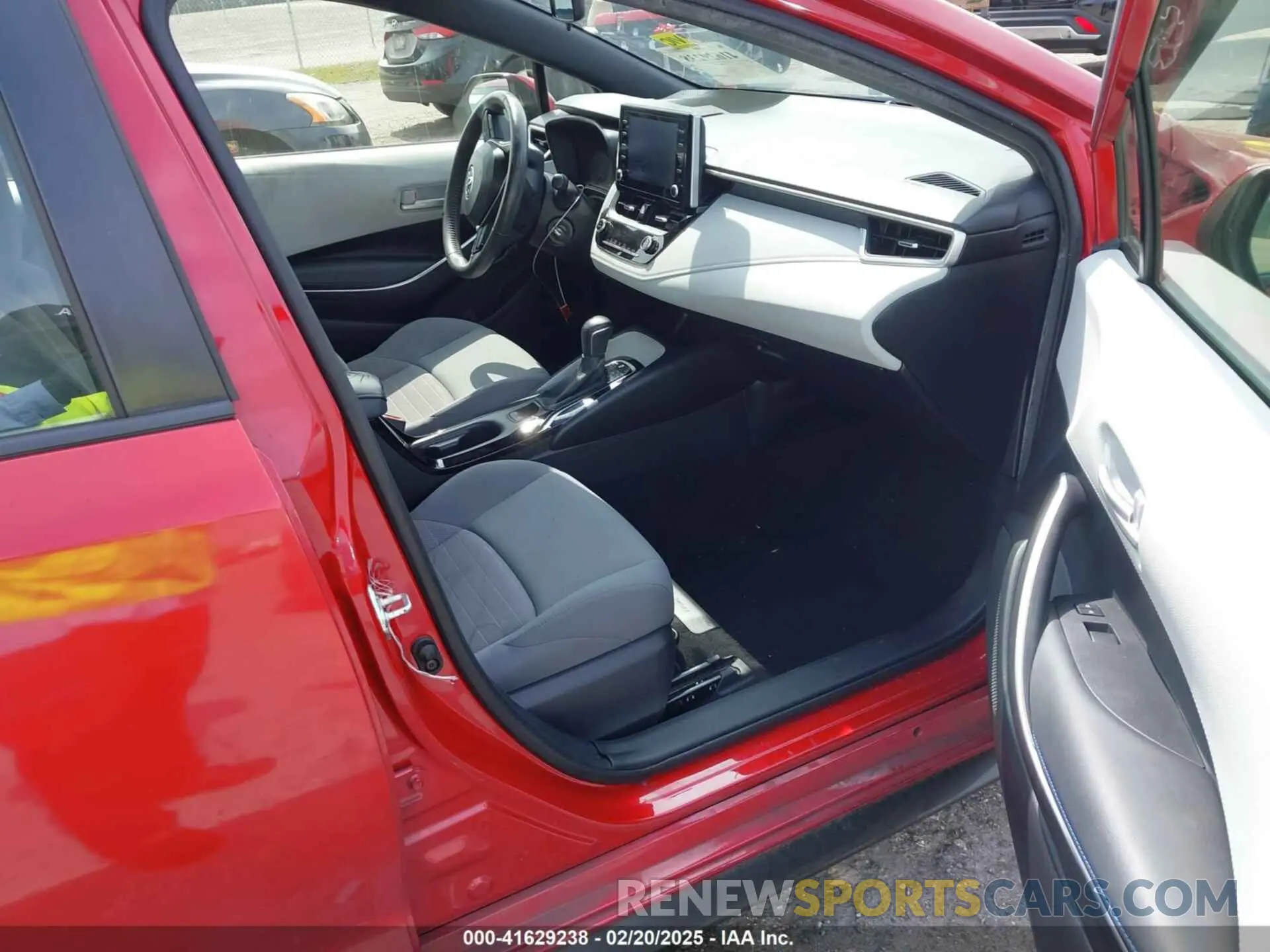5 fotografías del automóvil dañado JTDS4RCE9LJ002739 TOYOTA COROLLA 2020