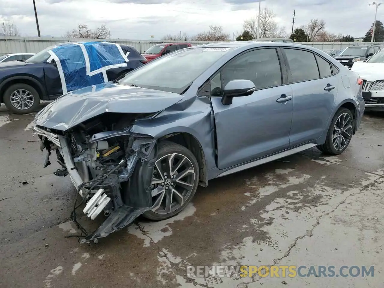 1 fotografías del automóvil dañado JTDS4RCE9LJ033554 TOYOTA COROLLA 2020