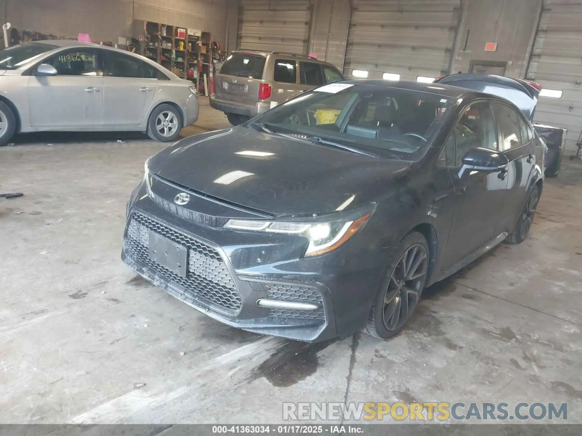 2 fotografías del automóvil dañado JTDS4RCE9LJ036941 TOYOTA COROLLA 2020