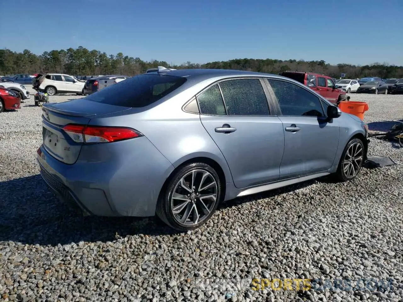 3 fotografías del automóvil dañado JTDS4RCEXLJ001387 TOYOTA COROLLA 2020