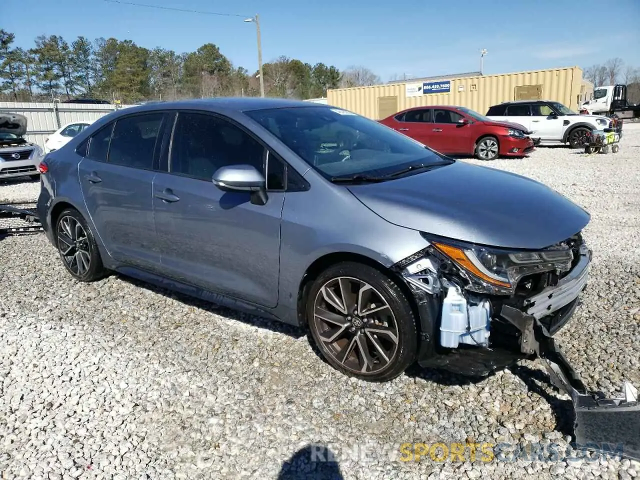 4 fotografías del automóvil dañado JTDS4RCEXLJ001387 TOYOTA COROLLA 2020