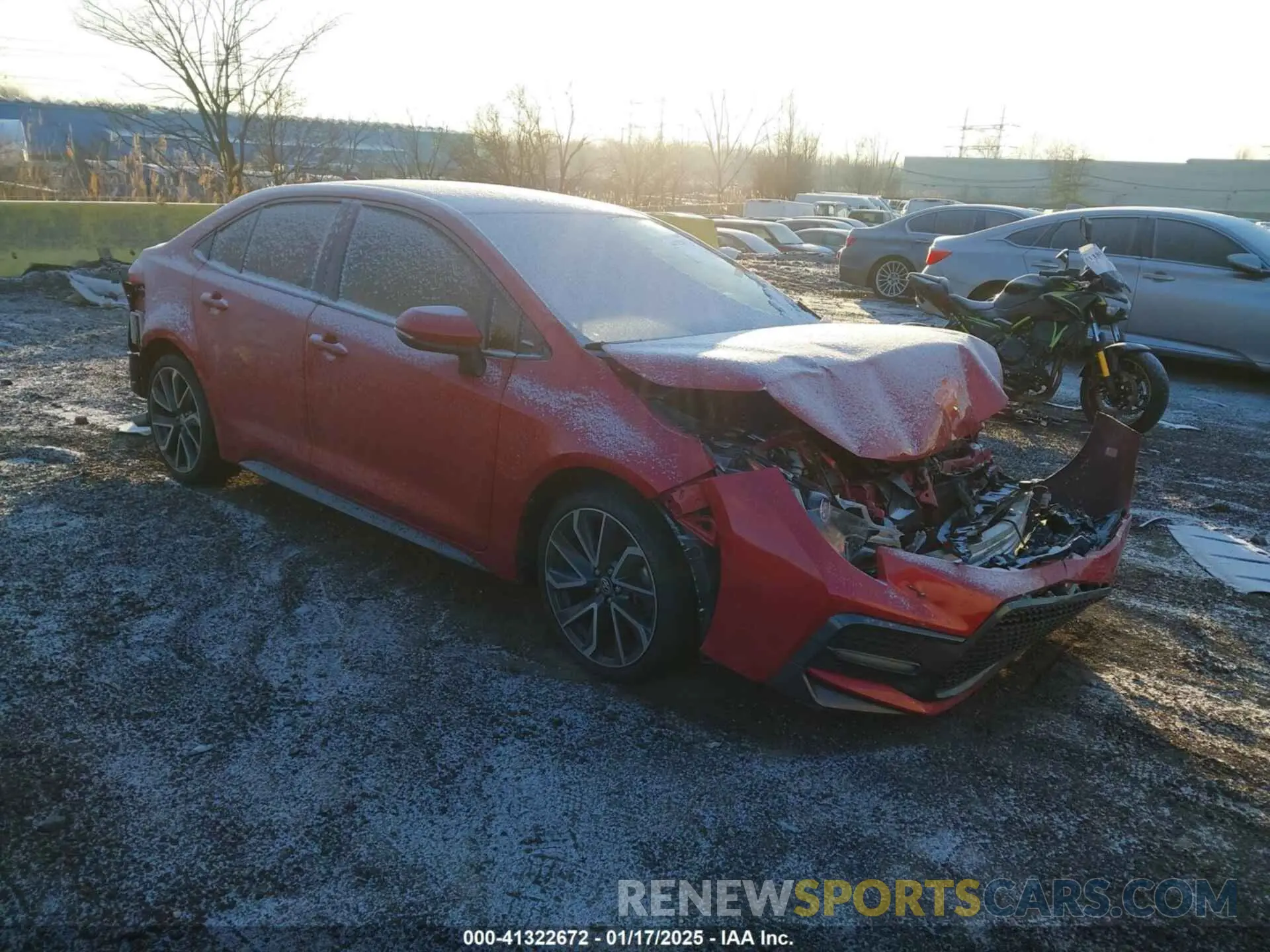 1 fotografías del automóvil dañado JTDS4RCEXLJ014799 TOYOTA COROLLA 2020
